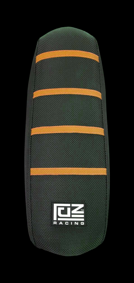 SURRON LBX SEAT COVER - ALL BLACK / NARROW ORANGE RIBS