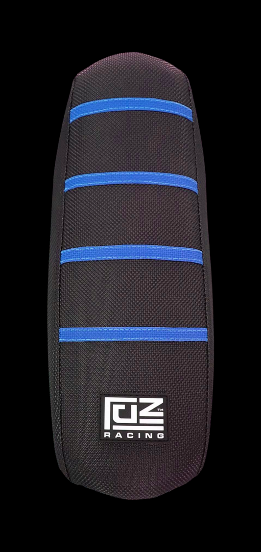 SURRON LBX SEAT COVER - ALL BLACK / NARROW BLUE RIBS